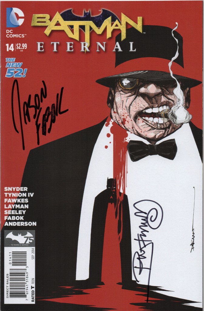 jason fabok autograph ray fawkes fan expo