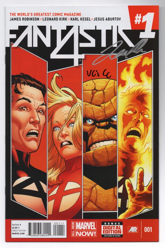 Fantastic Four #1 Clayton Cowles Signature