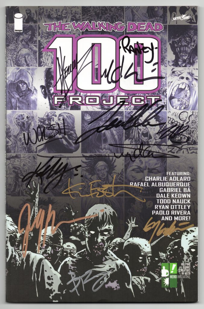 the walking dead 100 project signatures
