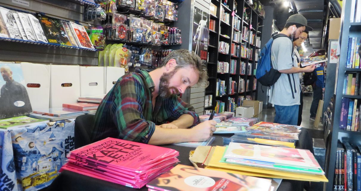 Chip Zdarsky Signing & Sketching At Silver Snail Comics Toronto with ...